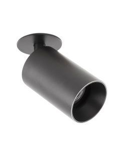 Foco empotrable STAN negro detalle