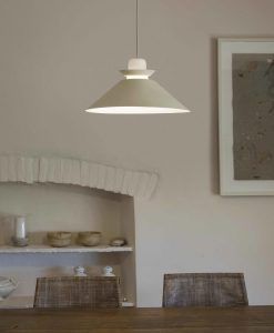 Lámpara beige Ø 40 cm NAOS ambiente