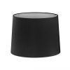 Tulipa tela negra ø 40 x H 30 cm para casquillo E27