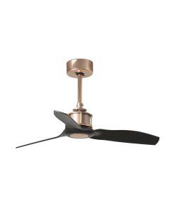 Ventilador cobre y negro Ø 81 cm con motor DC JUST FAN