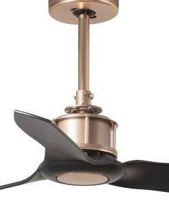 Ventilador cobre y negro Ø 81 cm con motor DC JUST FAN detalles