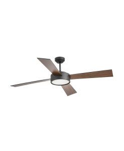 Ventilador DC con luz negro Ø 132 cm HYDRA LED detalles 2
