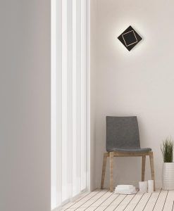 Aplique negro 12W DAKLA LED ambiente