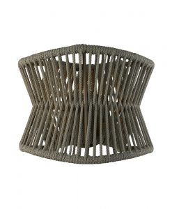 Aplique pared exterior beige oscuro POLINESIA