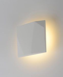 Aplique yeso blanco 10W COOK LED detalle