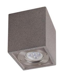 Plafón gris oscuro fabricado en hormigón LEVI