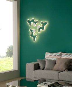 Aplique blanco MAREA LED ambiente 2