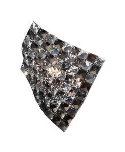 Aplique de cristal y cromo SATEN G9