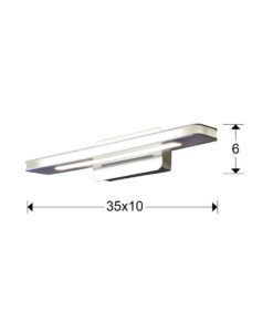 Aplique LED blanco MURIEL medidas