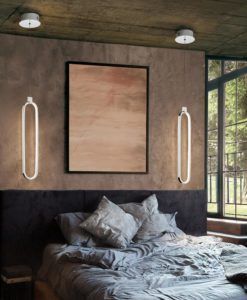 Colgante acabado cromo COLETTE LED ambiente