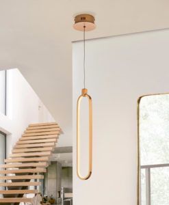 Colgante acabado oro rosa COLETTE LED