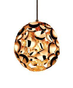 Lámpara 18 cm Ø oro rosa NARISA E27 detalles