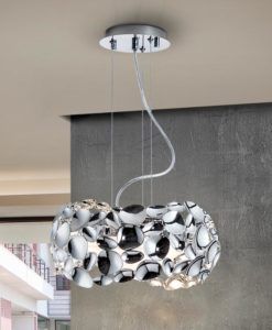 Lámpara 32 cm Ø cromo NARISA G9 ambiente 2