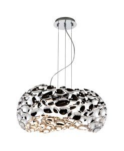 Lámpara 47 cm Ø cromada NARISA G9