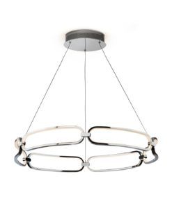 Lámpara 80 cm Ø cromo COLETTE LED
