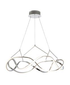 Lámpara 80 cm Ø cromo MOLLY LED