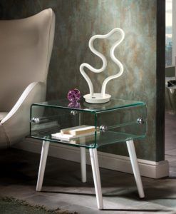 Lámpara mesa blanca MAREA LED ambiente