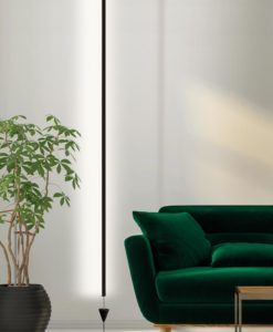 Pie de salón 36W dimable negra VERTICAL LED ambiente