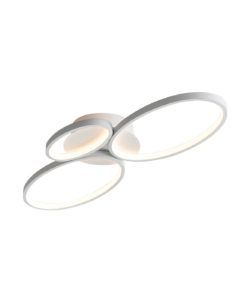 Plafón 3 aros blanco SIOS LED