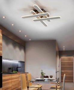 Lámpara plafón gris titanio 32W YOGA LED ambiente 2