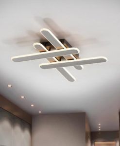 Lámpara plafón gris titanio 32W YOGA LED ambiente