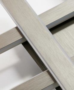 Lámpara plafón gris titanio YOGA LED detalles