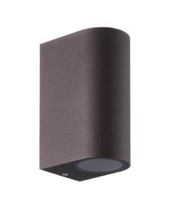 Aplique dos luces KANDANCHU color corten
