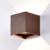 Aplique exterior DAVOS LED 12W color corten