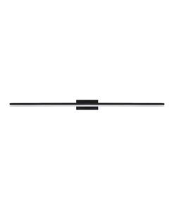 Aplique negro LED 20W luz neutra IP44 MORNE