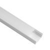 Perfil para tiras LED blanco 2 metros x 17,1 mm 8,5 mm