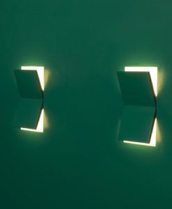 Aplique blanco de yeso DOMINO LED detalle 2
