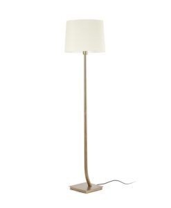 Lámpara de salón bronce y blanco REM