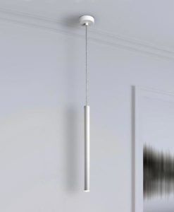 Lámpara LED dimable blanco mate VARAS