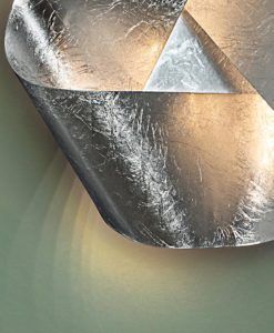 Aplique LED plata TRIADA detalle