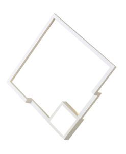 Aplique blanco 25W luz cálida BOUTIQUE LED