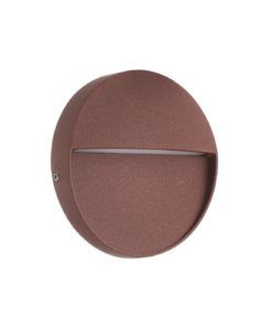 Aplique circular de superficie 3W acabado corten BAKER LED