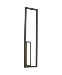 Aplique dimable negro 38W luz cálida BOUTIQUE LED