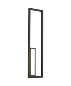 Aplique negro 38W luz cálida BOUTIQUE LED