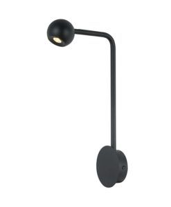 Aplique negro EYES LED