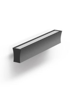 Aplique pared negro 14W HANOK LED 2
