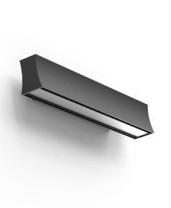 Aplique pared negro 14W HANOK LED