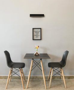 Aplique pared negro 14W HANOK LED ambiente