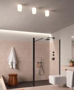 Foco mediano superficie blanco GLACIAR LED ambiente