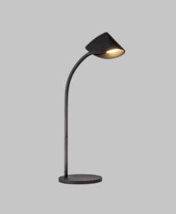 Lámpara mesa negra 56 cm altura CAPUCCINA LED detalles