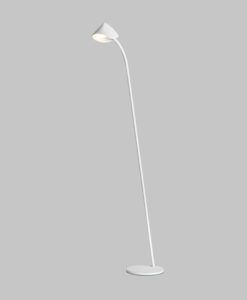 Pie de salón blanco CAPUCCINA LED detalles