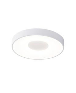 Plafón 50 cm Ø blanco 80W mando distancia COIN LED