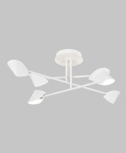 Semiplafón blanco 45W luz cálida CAPUCCINA LED detalles