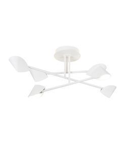 Semiplafón blanco 45W luz cálida CAPUCCINA LED
