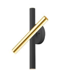 Aplique pared 3 luces LED oro y negro VARAS dimable - Nueva 1