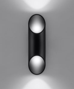Aplique de pared negro PENNE 30 ambiente 2